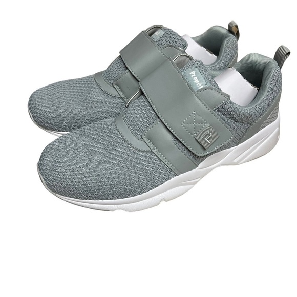 Propet Stability X Strap Gray Walking Shoe 12M - Picture 3 of 6